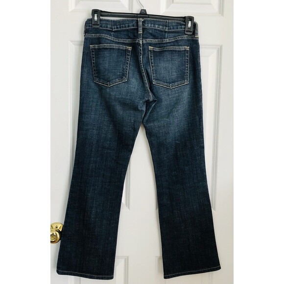 J. CREW WOMEN'S JEANS STRECH 29R BOOTCUT DEMIN BLUE MEDIUM WASH LOW RISE - Picture 3 of 11